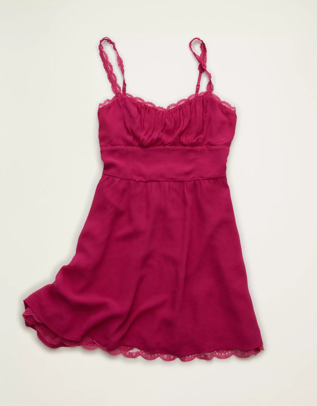 Sweetheart Corset Bodice Lace Trim Mini Dress